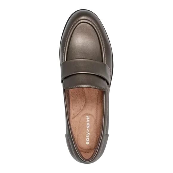 Easy Spirit Women's Tahlia Slip On Wedge Loafers Bronze Size 11 M - Picture 3 of 4